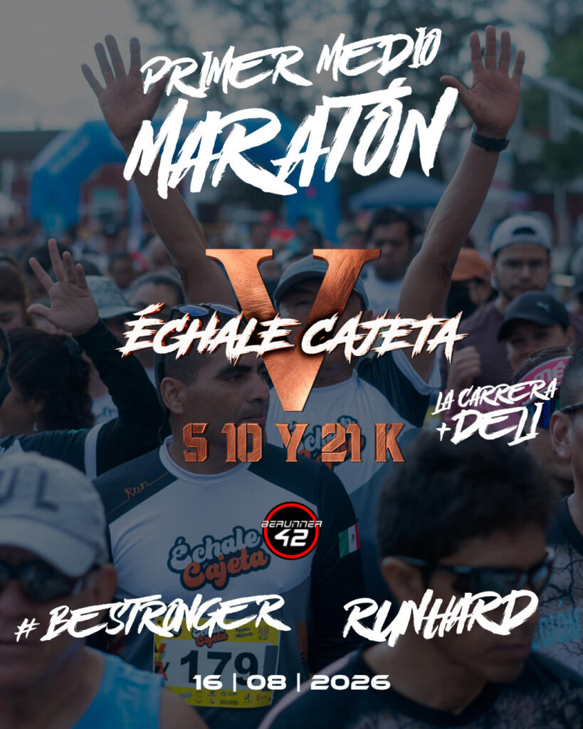 Primer Medio Maratón Échale Cajeta Celaya 2026 - Ruta 21K 10K 5K